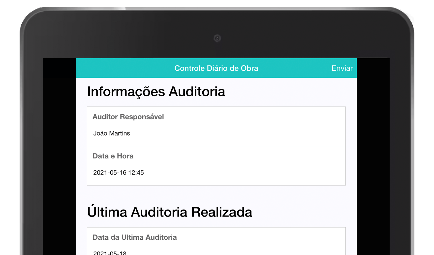 MoreApp Controlo Diário de Obra App