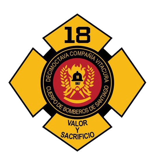 Cuerpos de bomberos de santiago logo