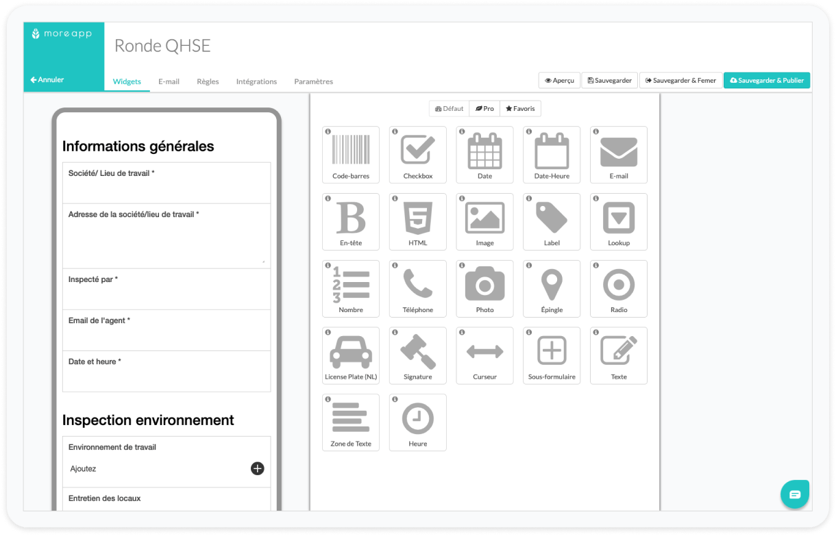 Ronde QHSE Template