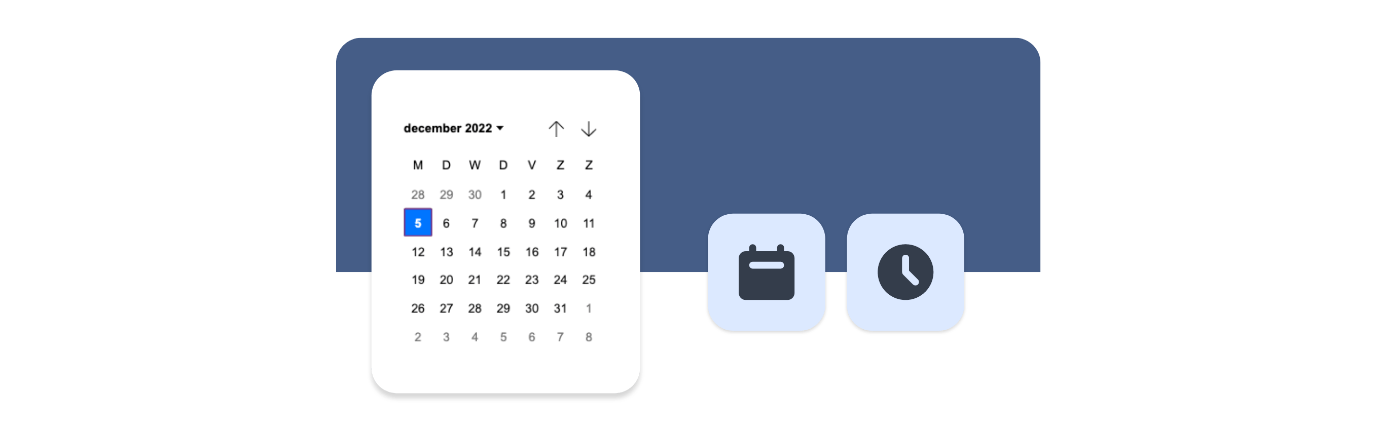 Improved Form Builder widgets like the Date-widget MoreApp