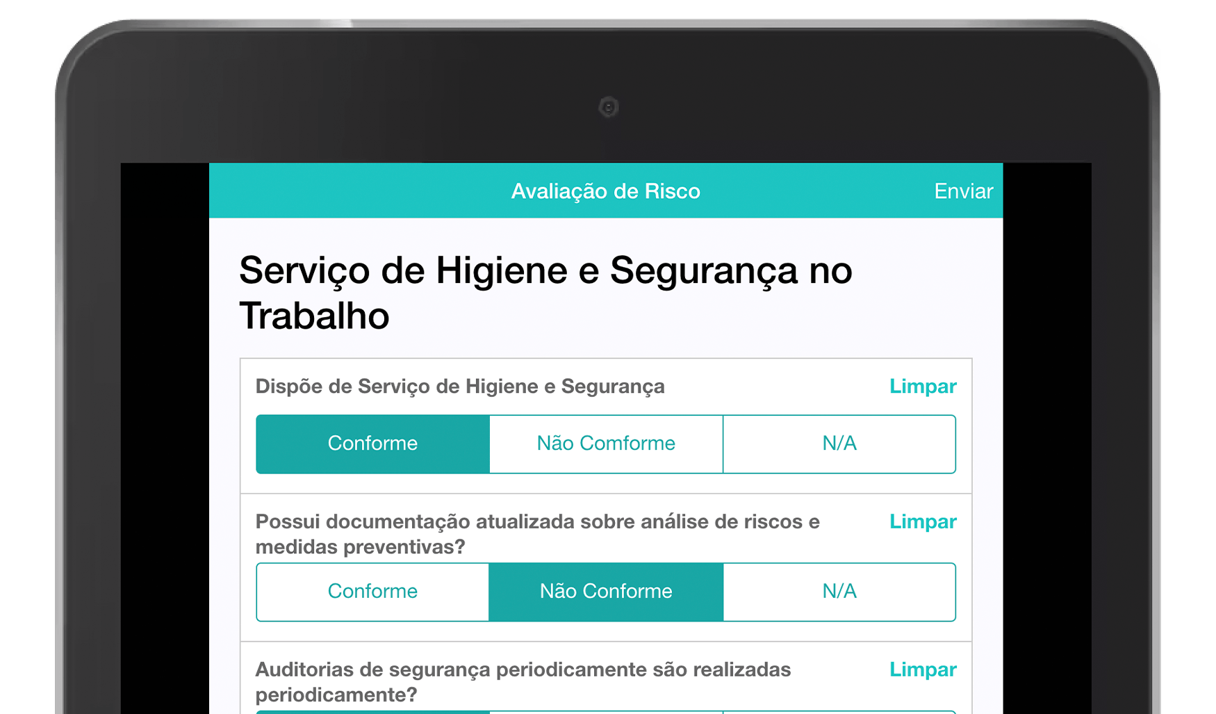 MoreApp Avaliação de Risco App