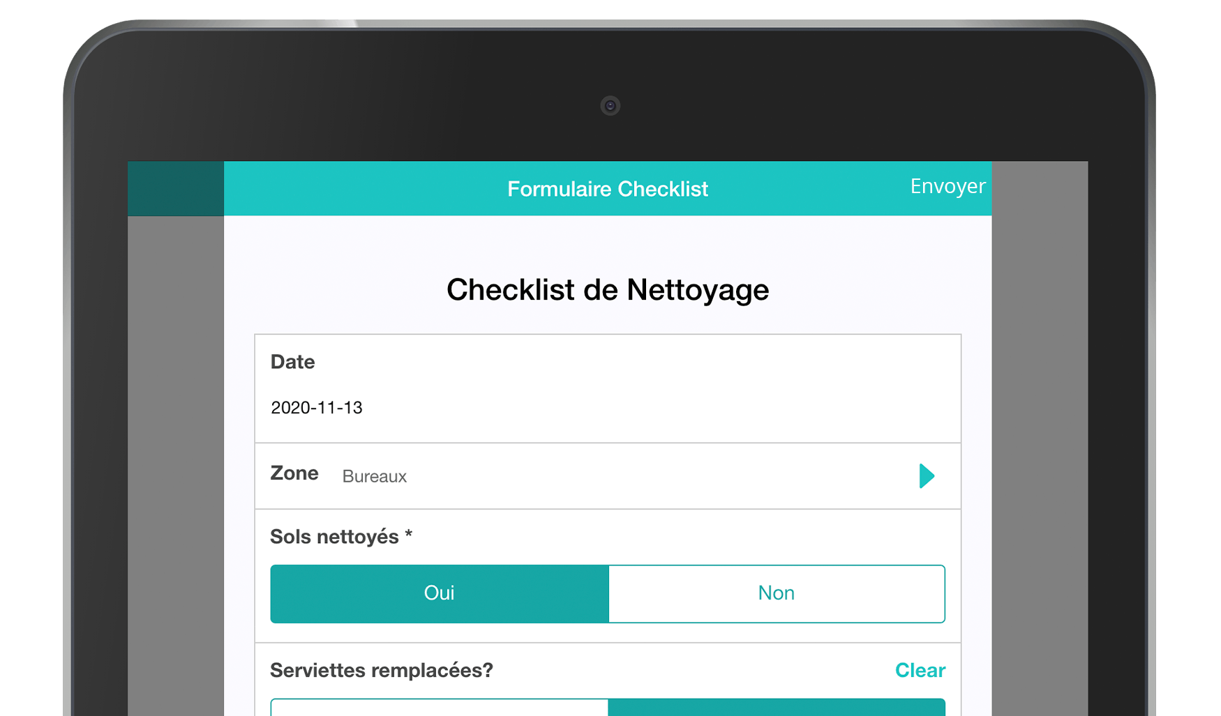 Application Formulaires Checklist MoreApp