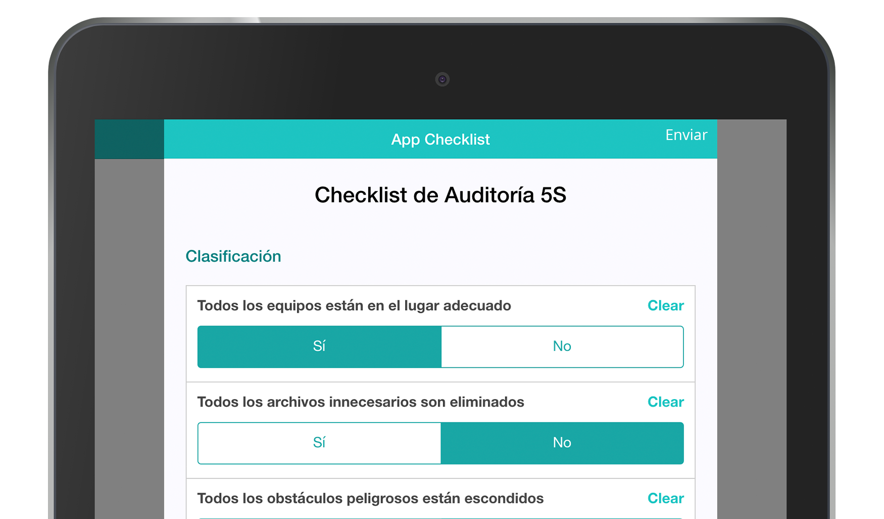 state check off list app