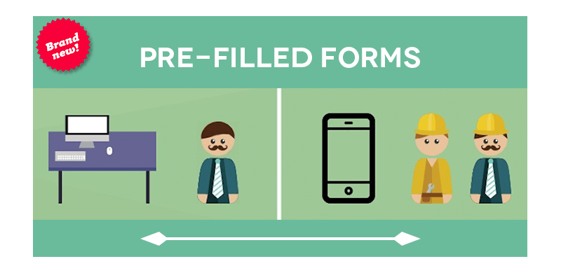 Pre-filled forms MoreApp