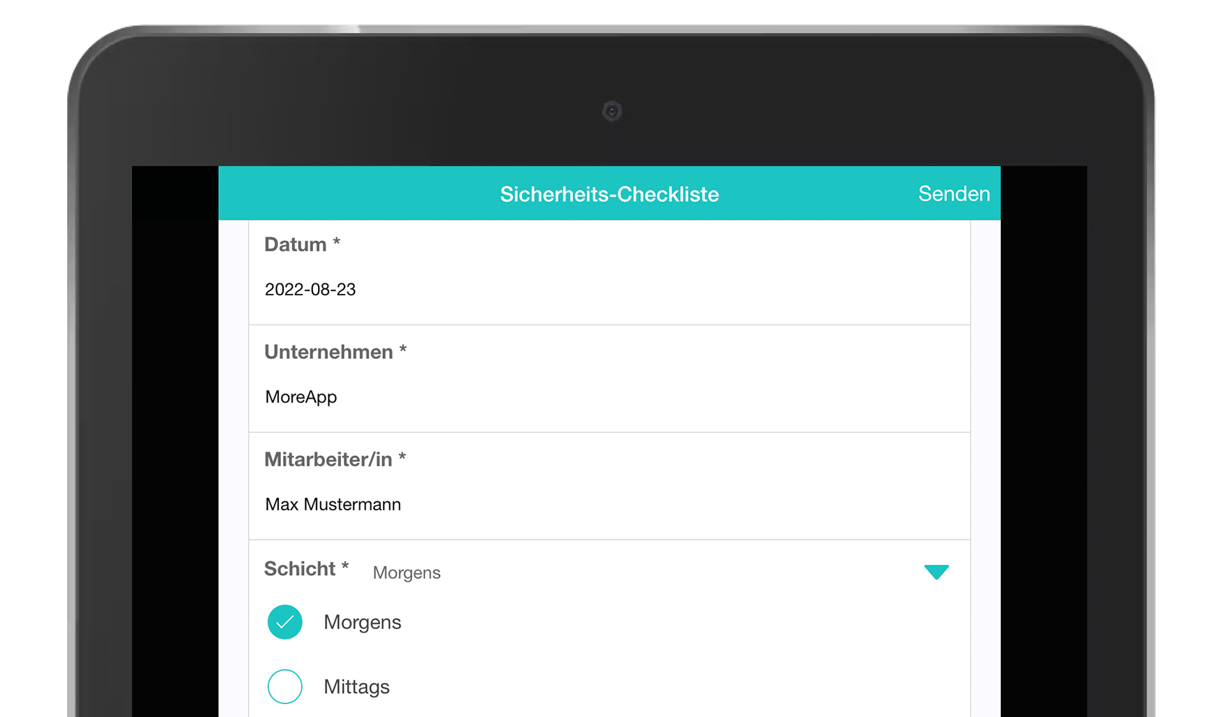MoreApp Sicherheits-Checklisten-App