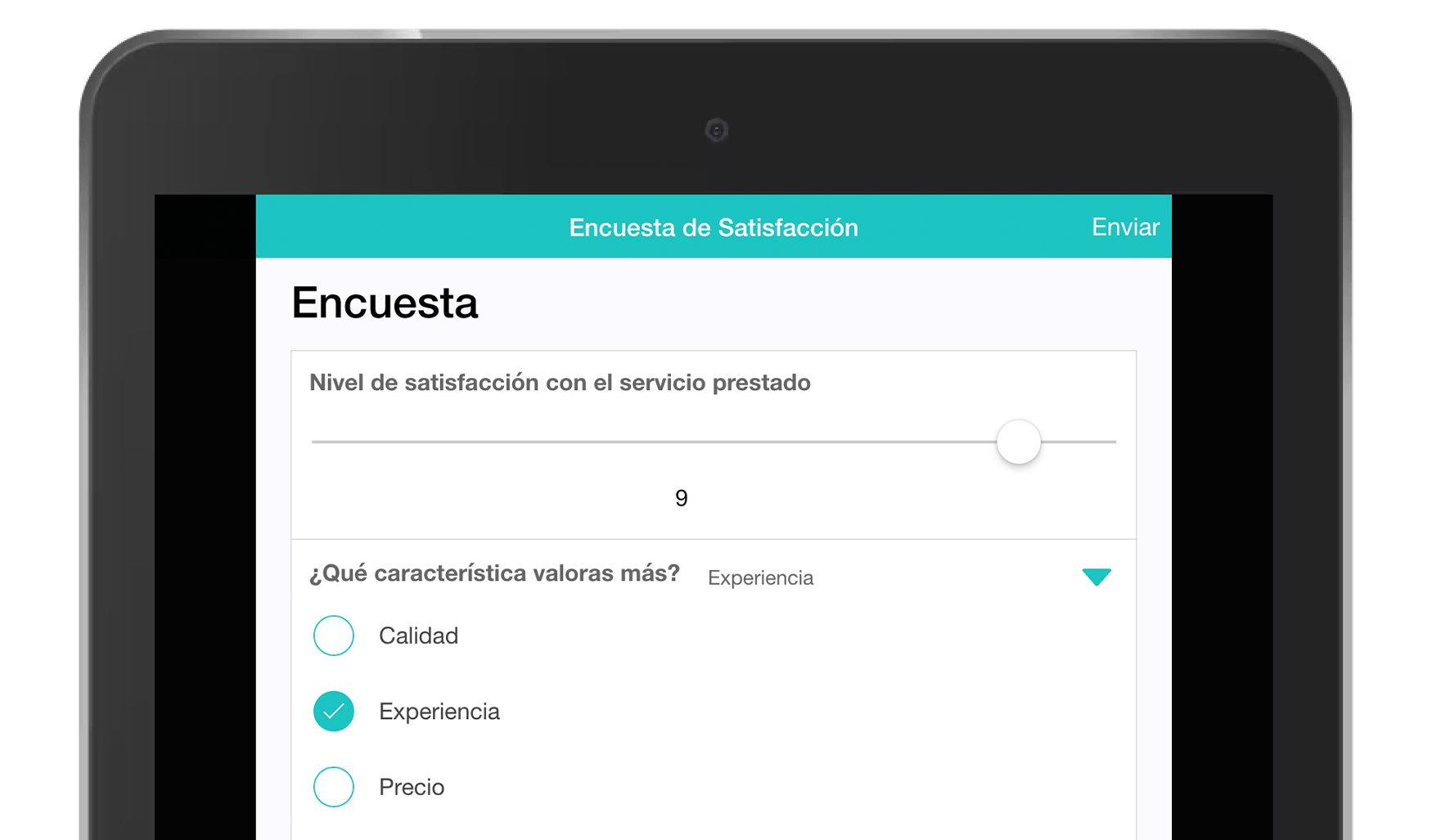 App de Encuesta de Satisfacción MoreApp