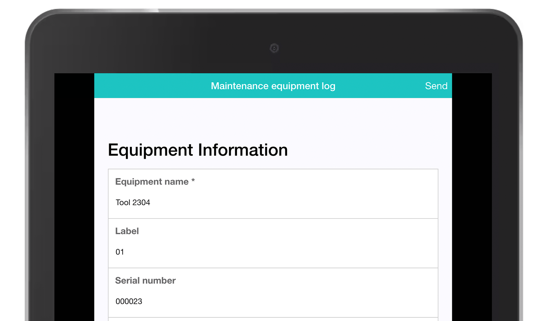 MoreApp Maintenance Equipment Log App