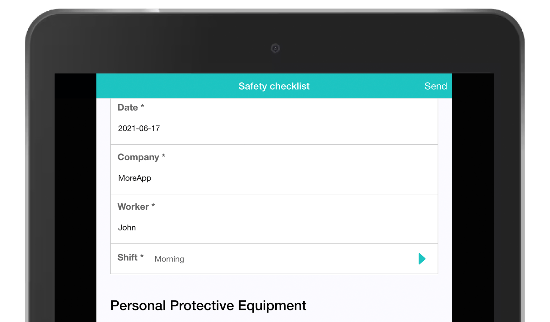 MoreApp Safety Checklist App