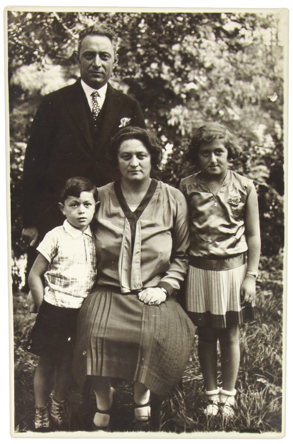 Familie Fantl-Brumlik, um 1939 (Walter Fantl vorne links)