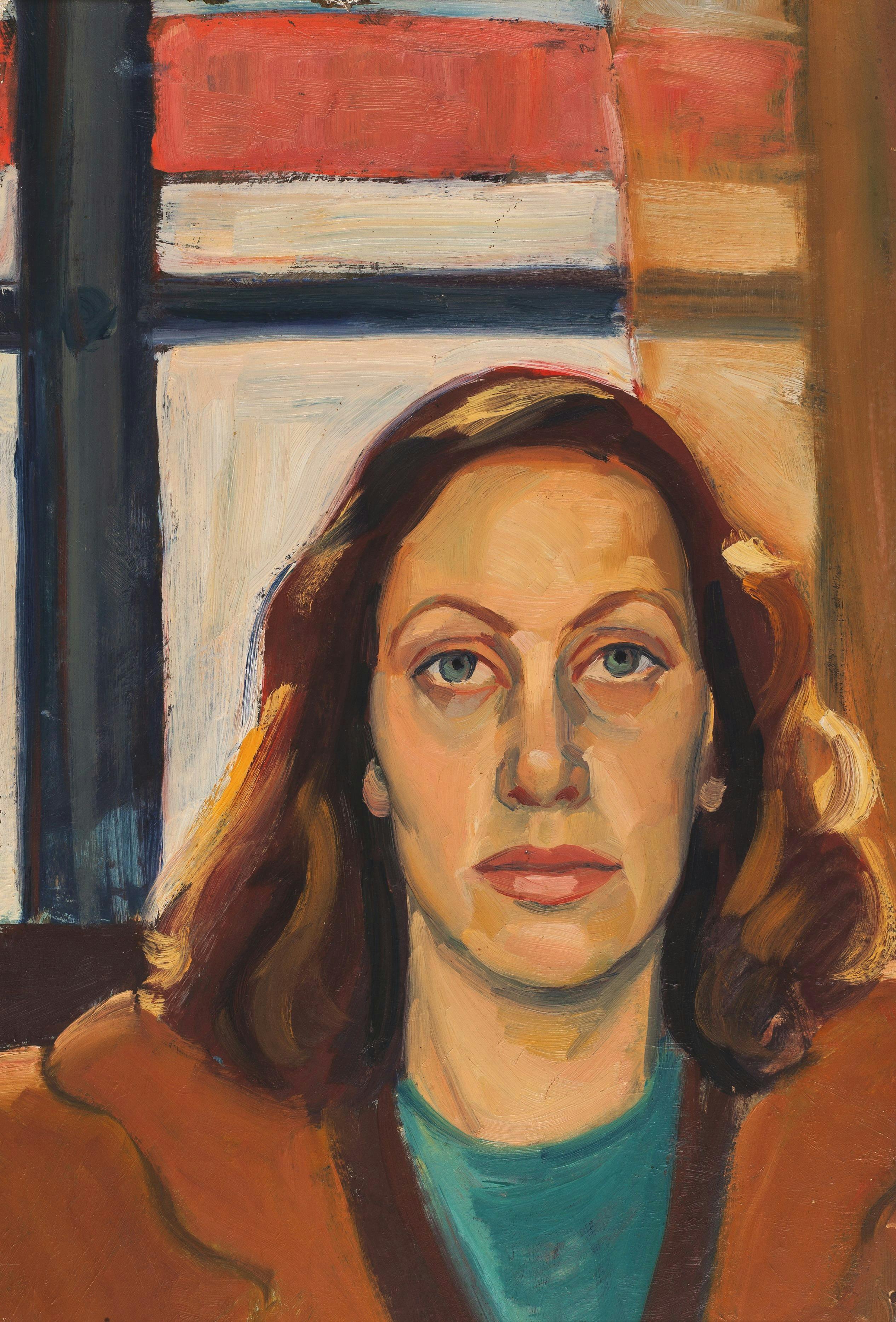 Christa Hauer, Selbstporträt, 1945