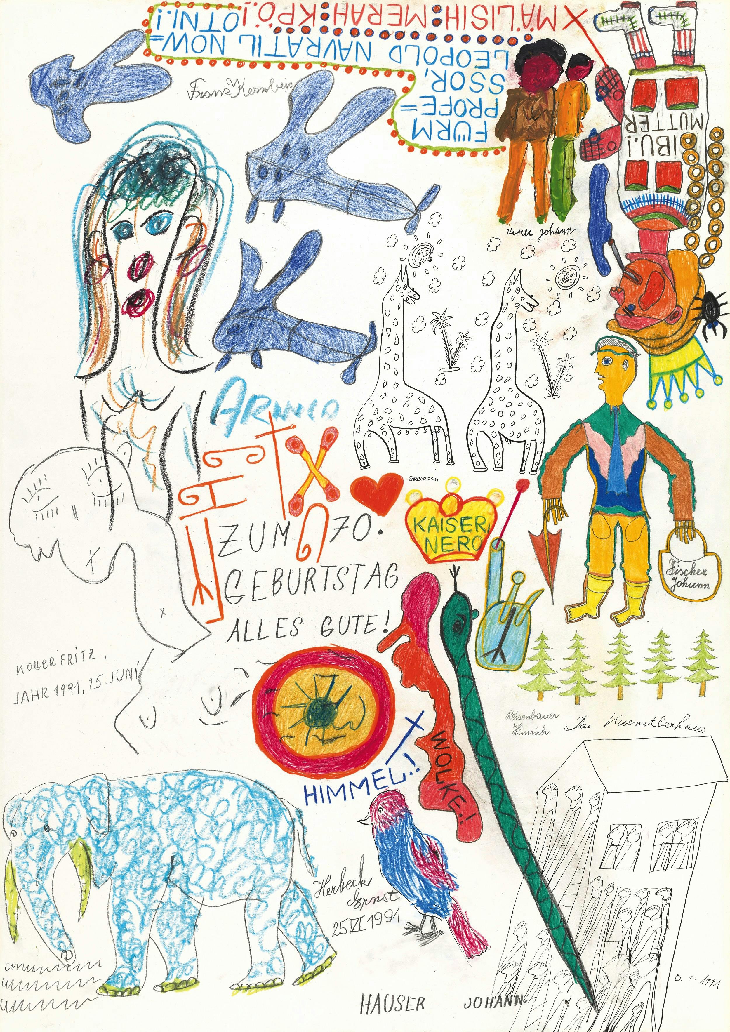 Landessammlungen NÖ – Sammlung Zambo, Deutschland © Privatstiftung – Künstler aus Gugging