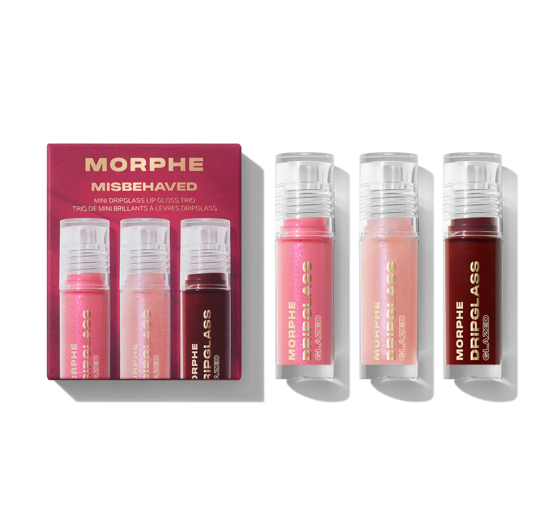 MISBEHAVED MINI DRIPGLASS LIP GLOSS TRIO