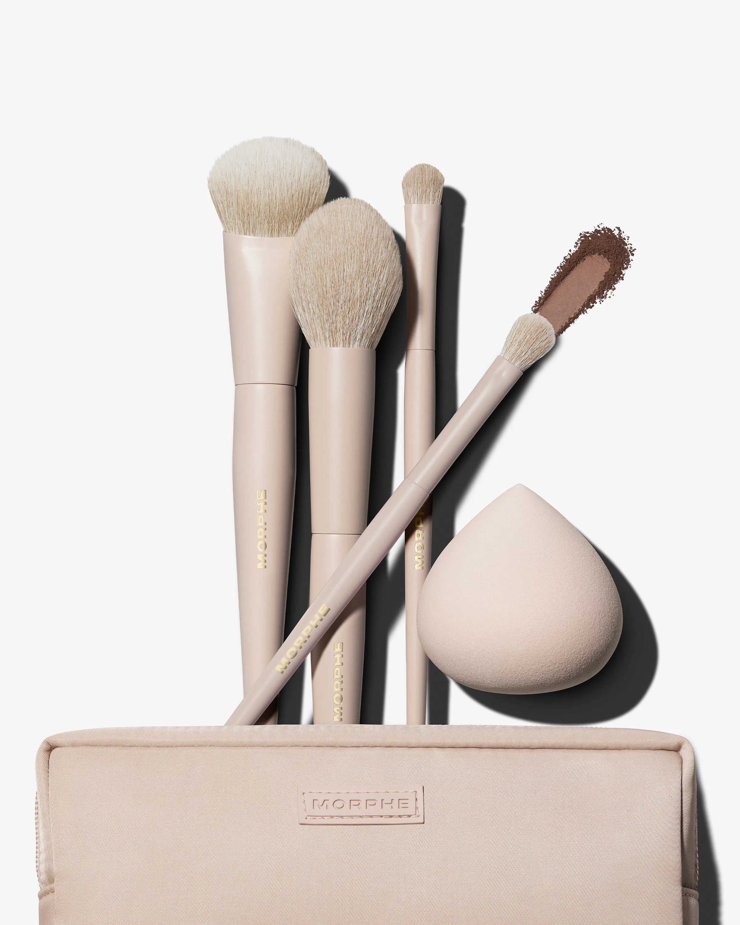 Oat Latte 5-Piece Face & Eye Brush Set