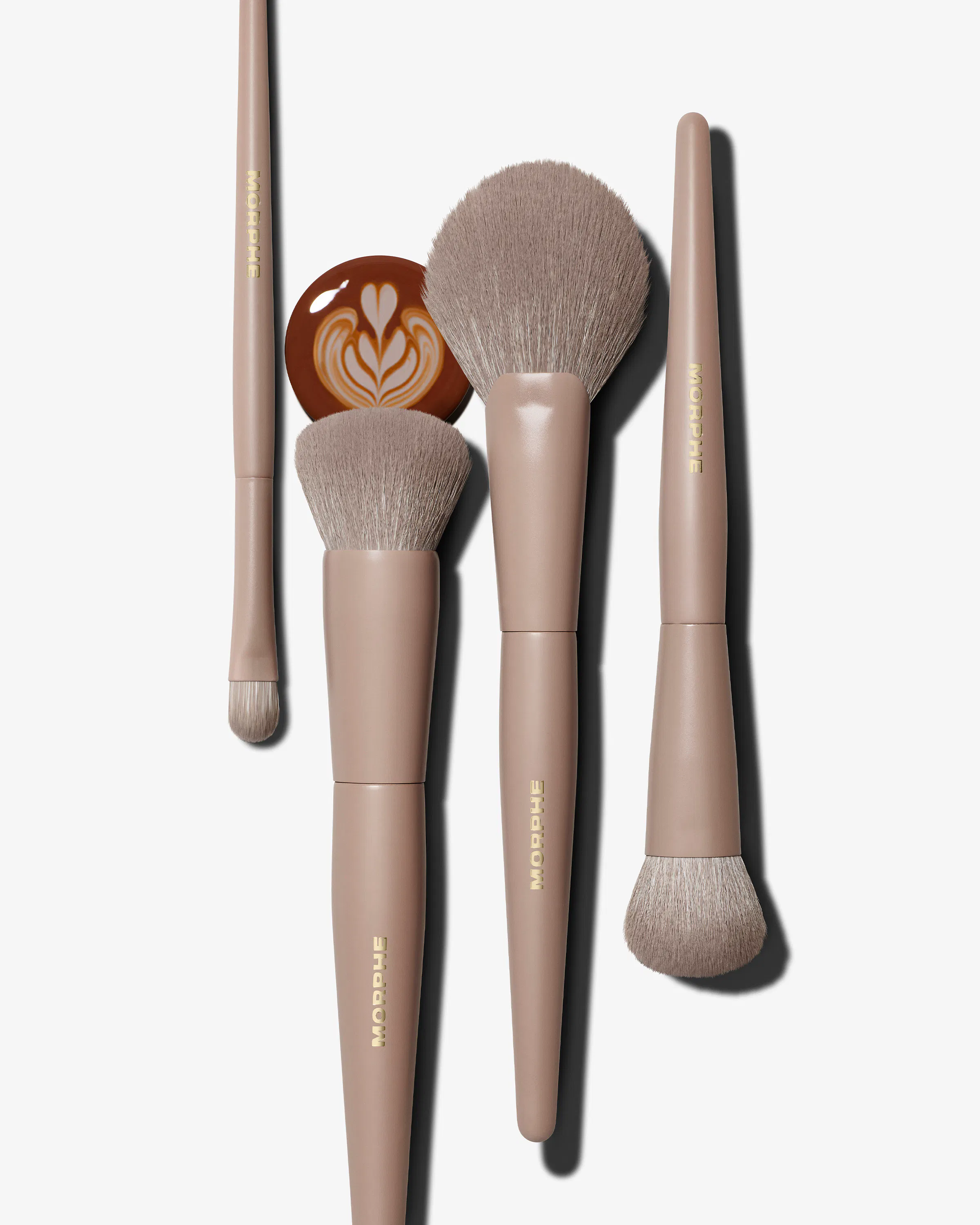 Iced Mocha 4-Piece Face Brush Set
