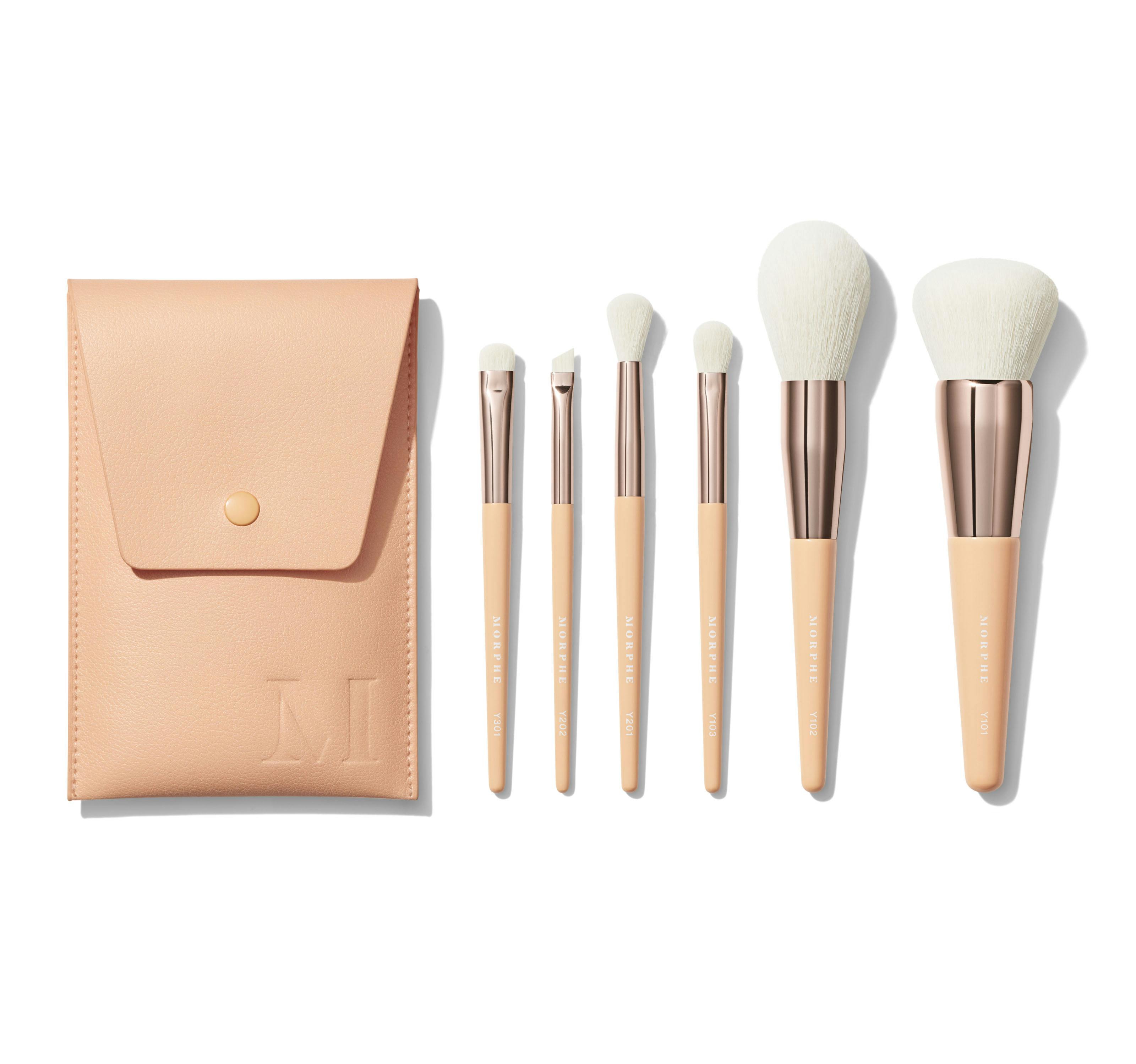 AURASCAPE   6-Piece Face & Eye Travel Brush Set    