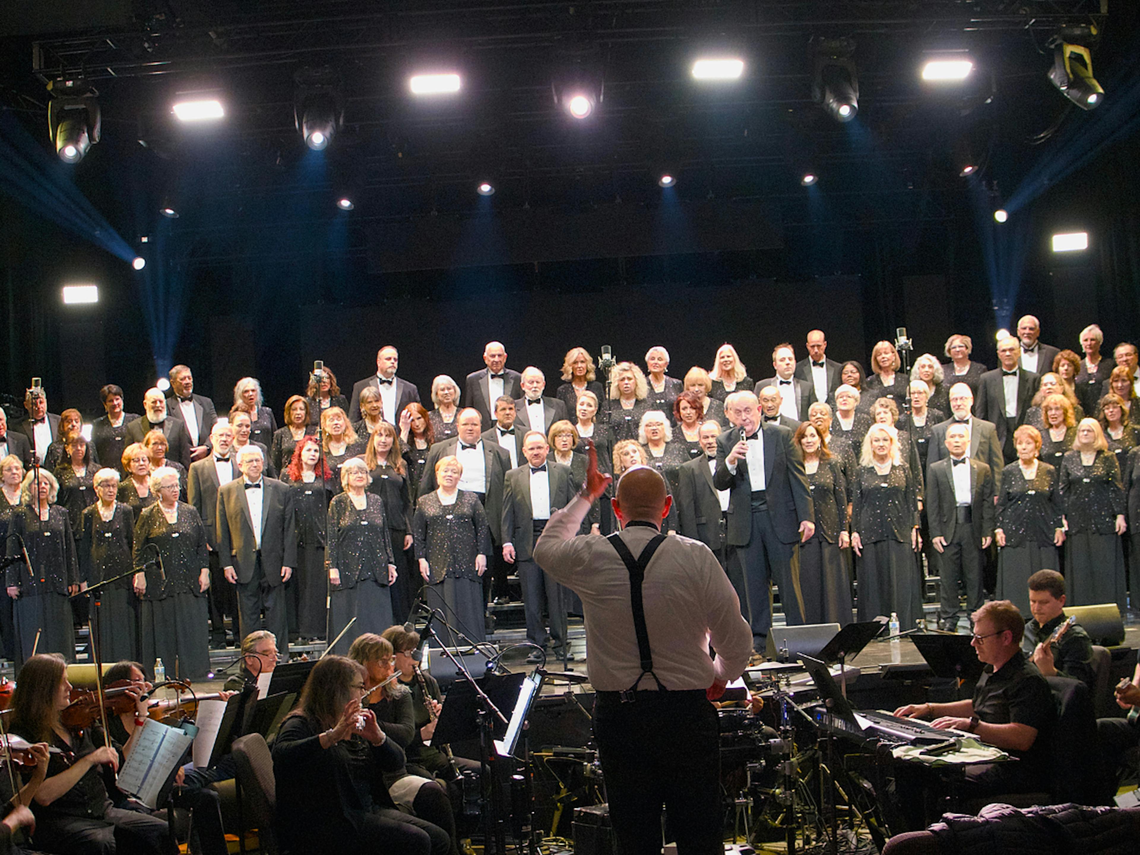 Choir Performing at On Stage