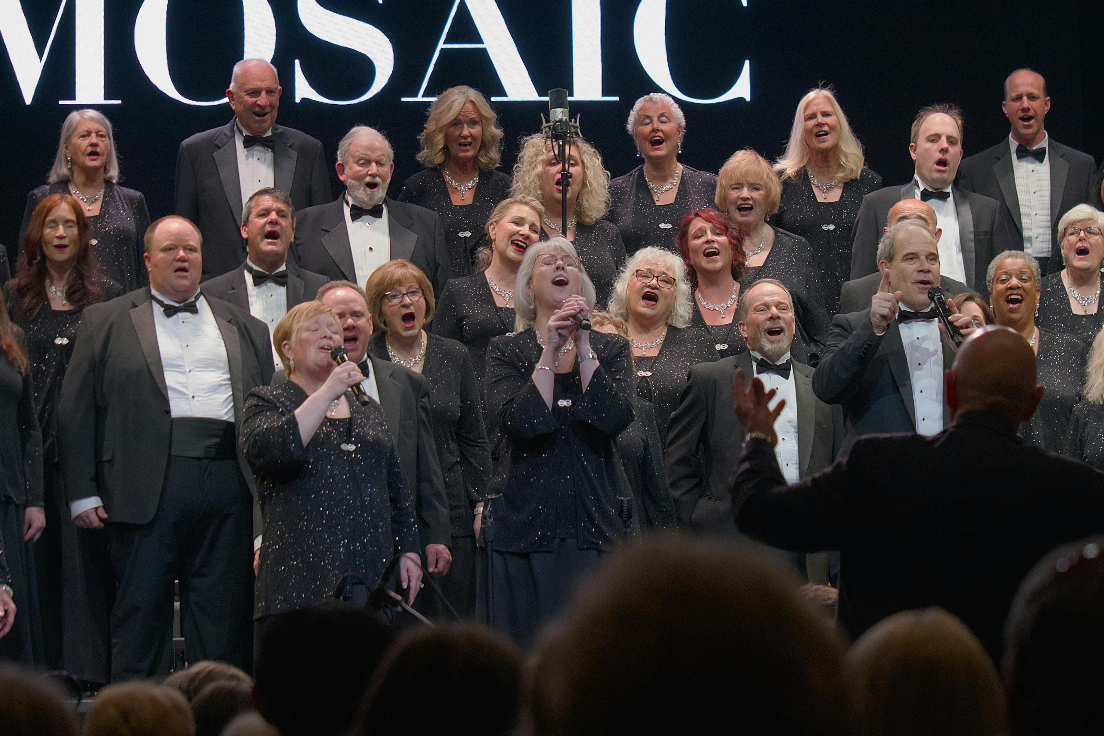 Choir Performing on Stage