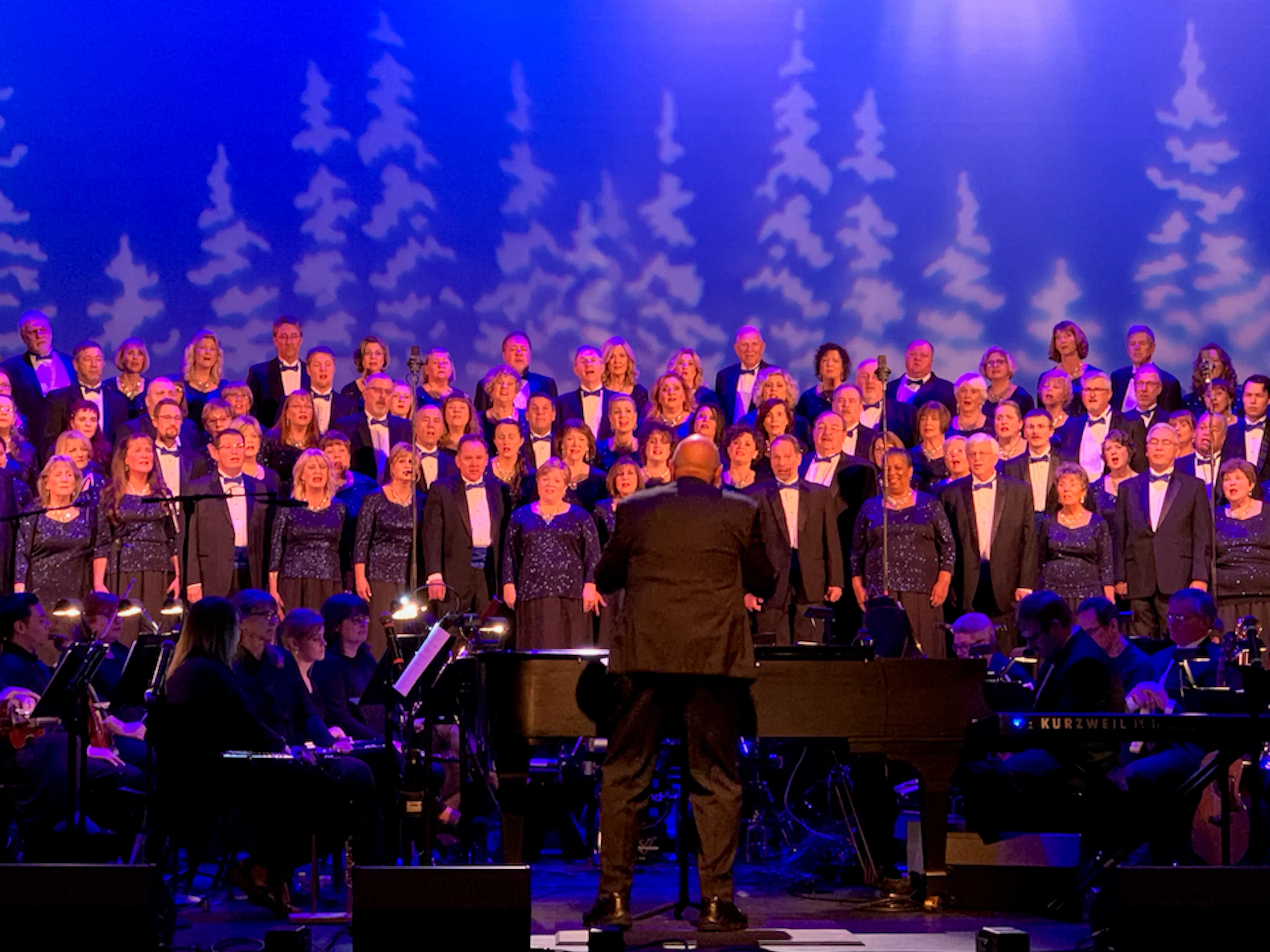 Mosaic on stage performing