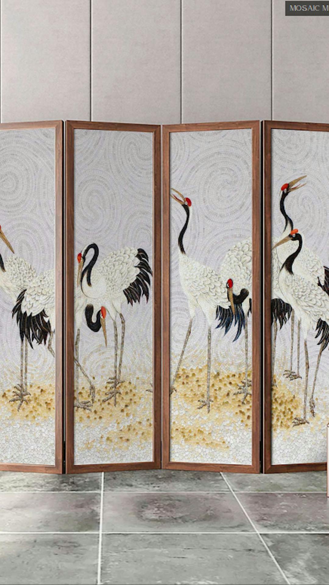Bird Glass Wall Art