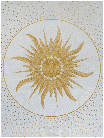 Artistic Glass Floor Art