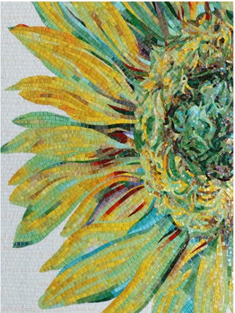 Flower Glass Wall Art