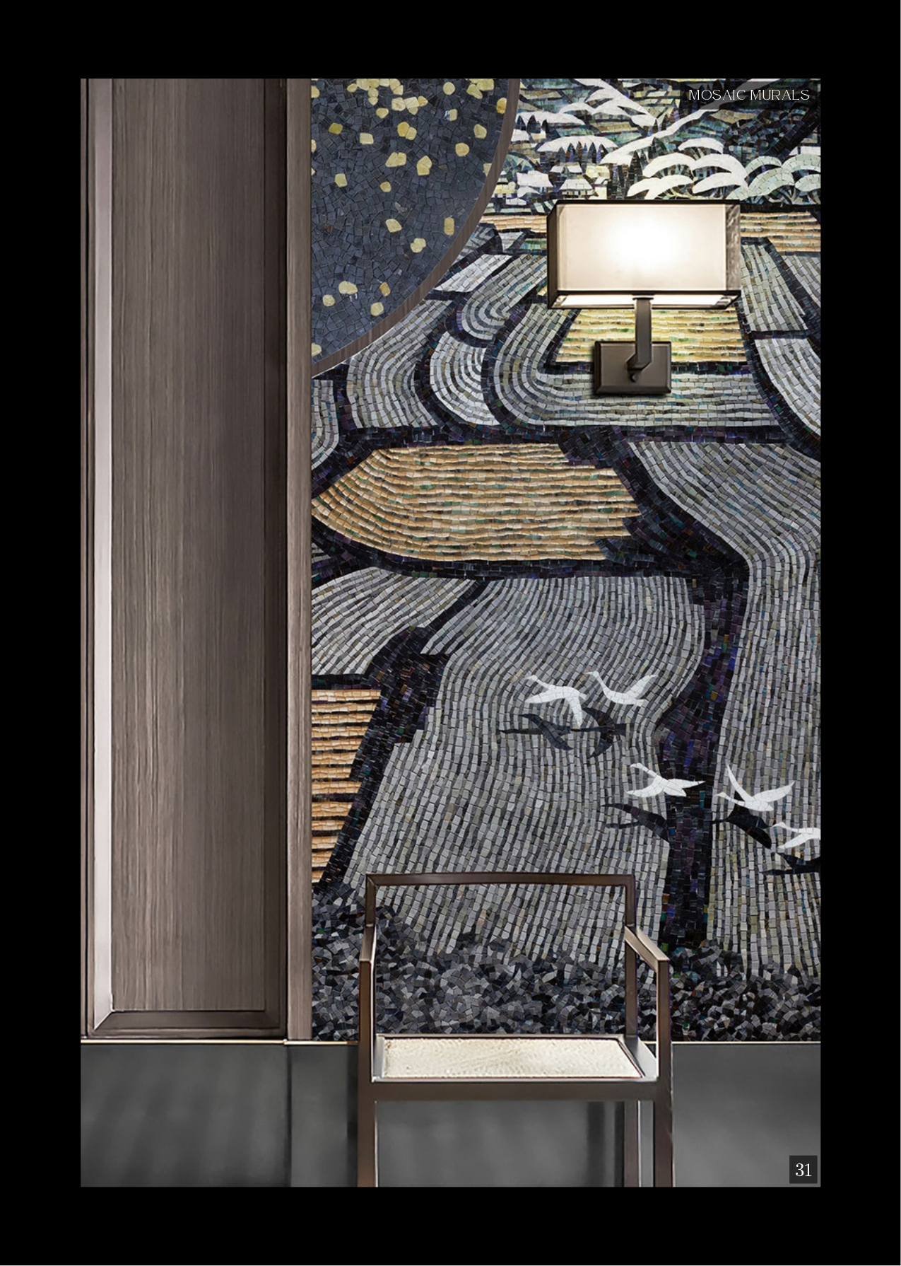 Wheat Field Glass Wall Art