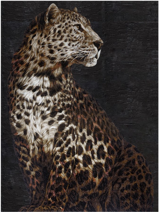 Stunning glass wall art