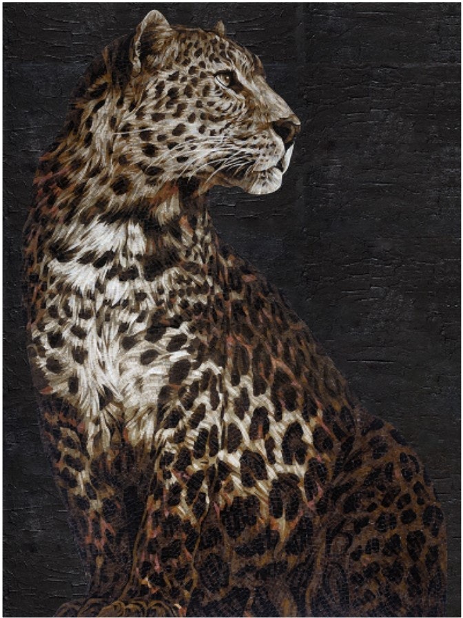 Stunning glass wall art