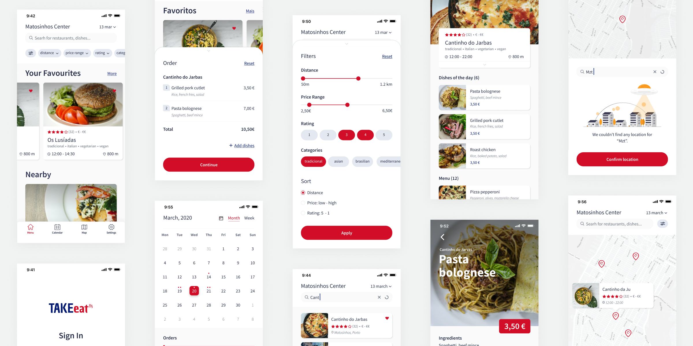 take-eat mobile app by Mosano