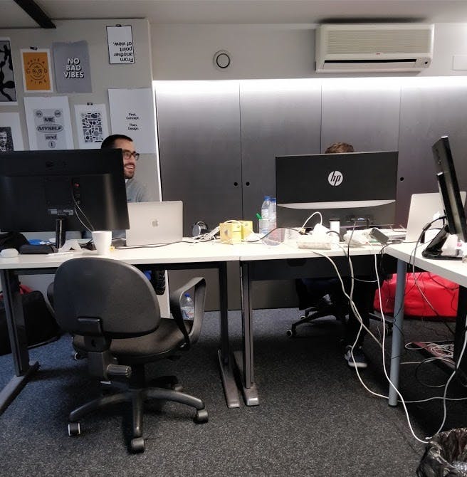 Mosano's second "office"
