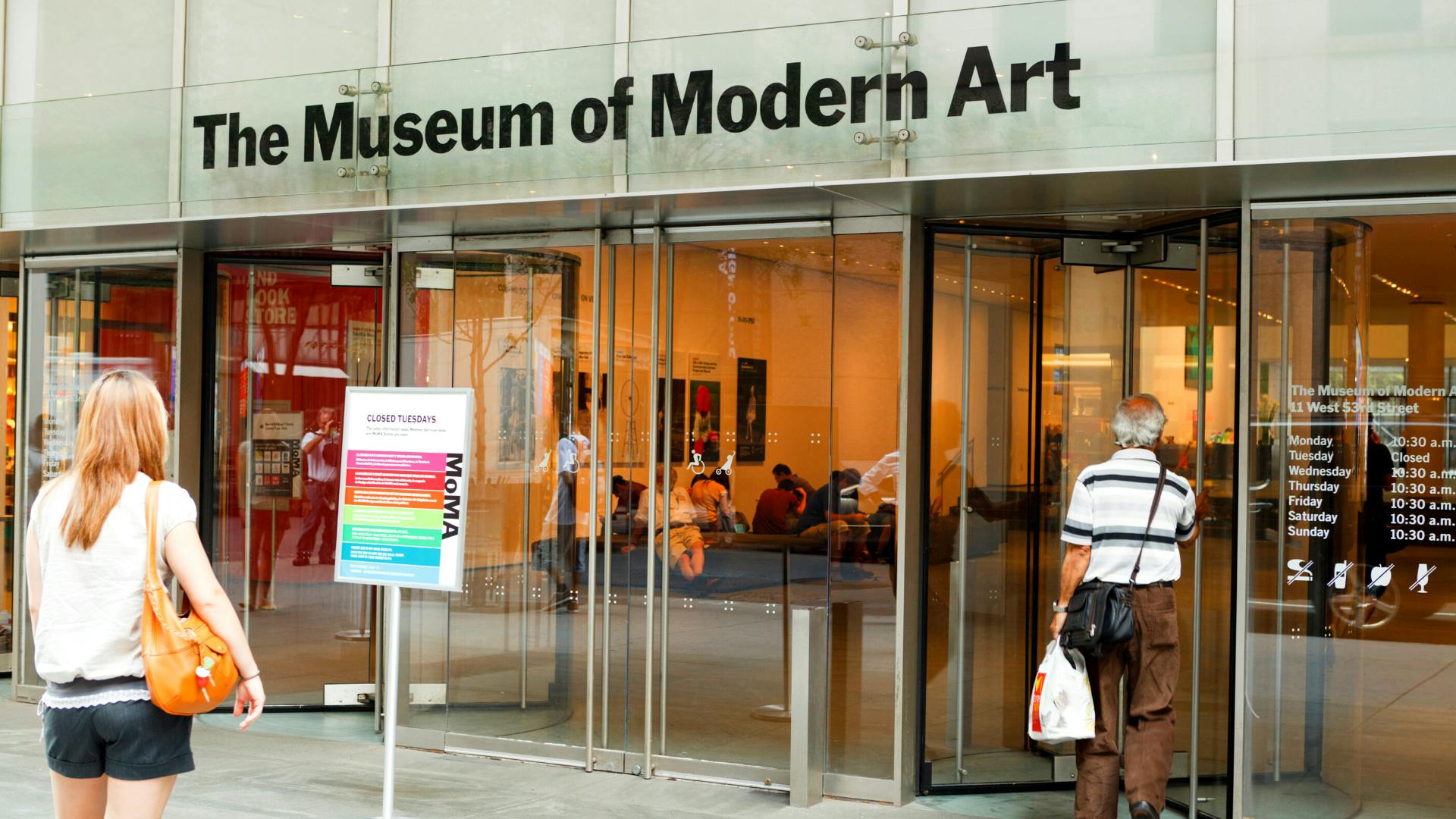 The Museum of Modern Art - Main entrance, New york