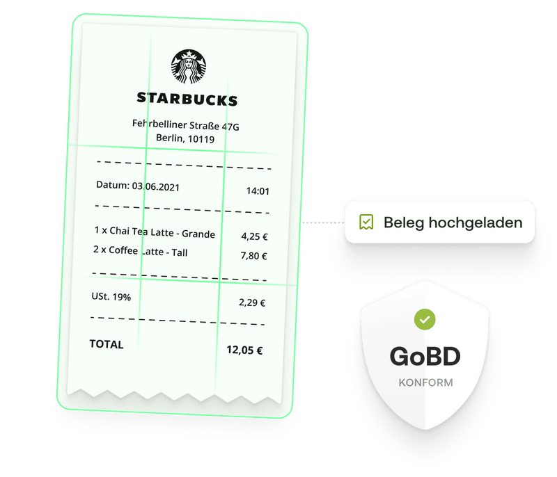Starbucks receipt