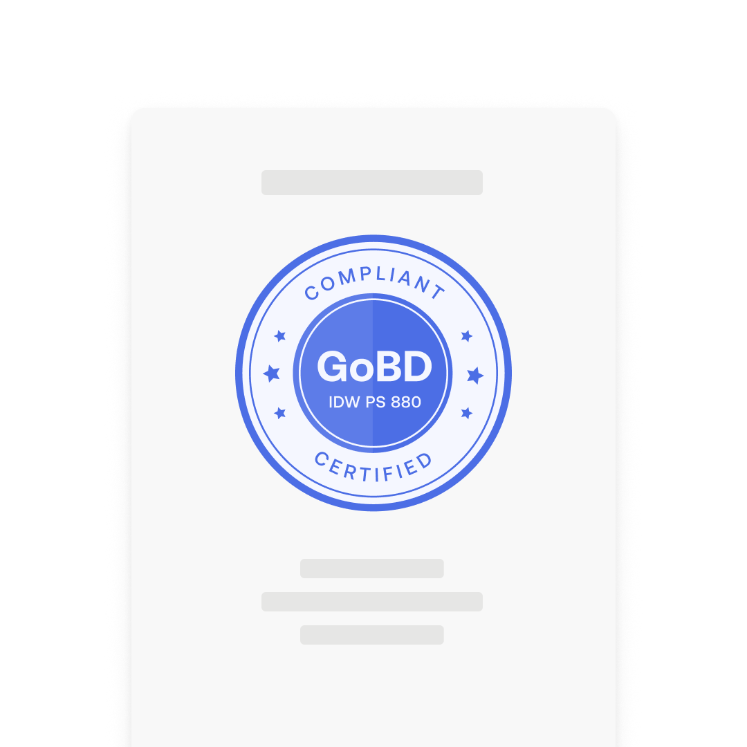 GoBD certification