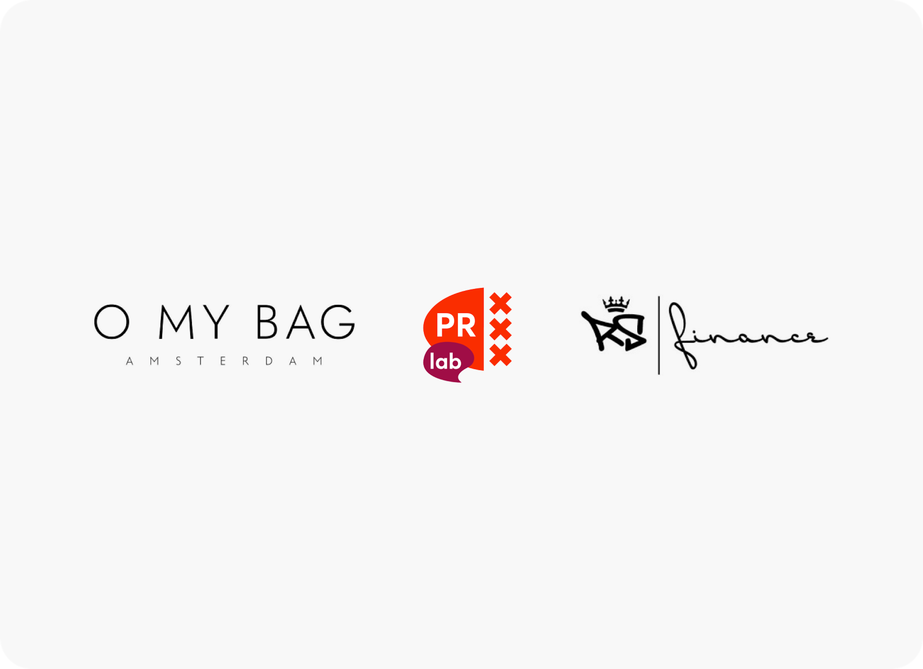O my bag, PRLab and RS Finance