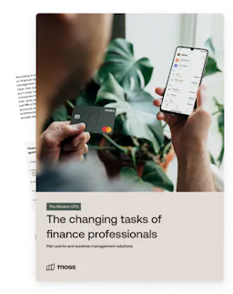 Changing tasks of finance professionals mockup