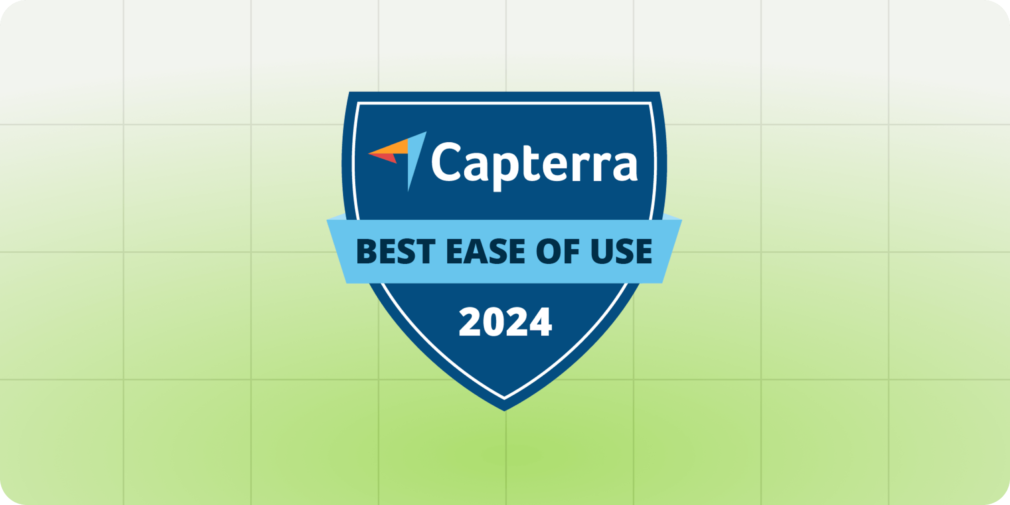 Moss awarded best ease of use badge by Capterra.