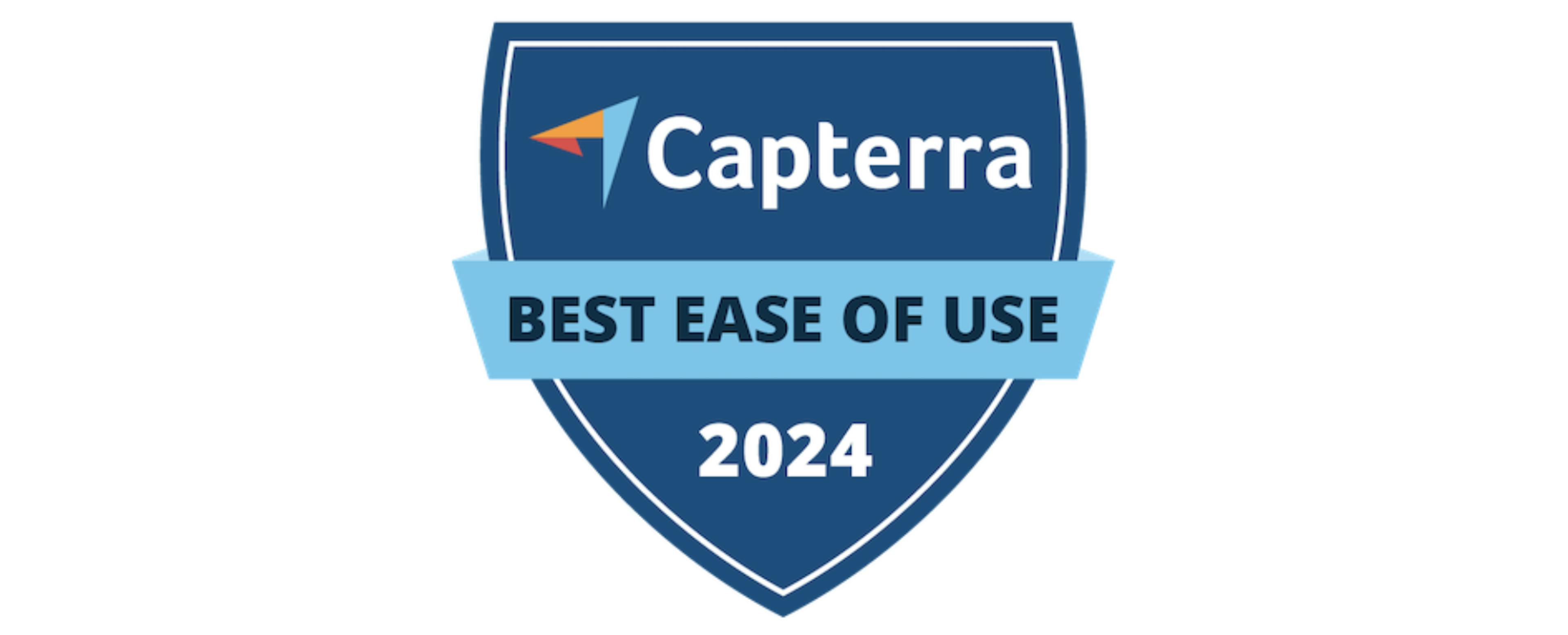 Capterra Best Ease of Use 2024