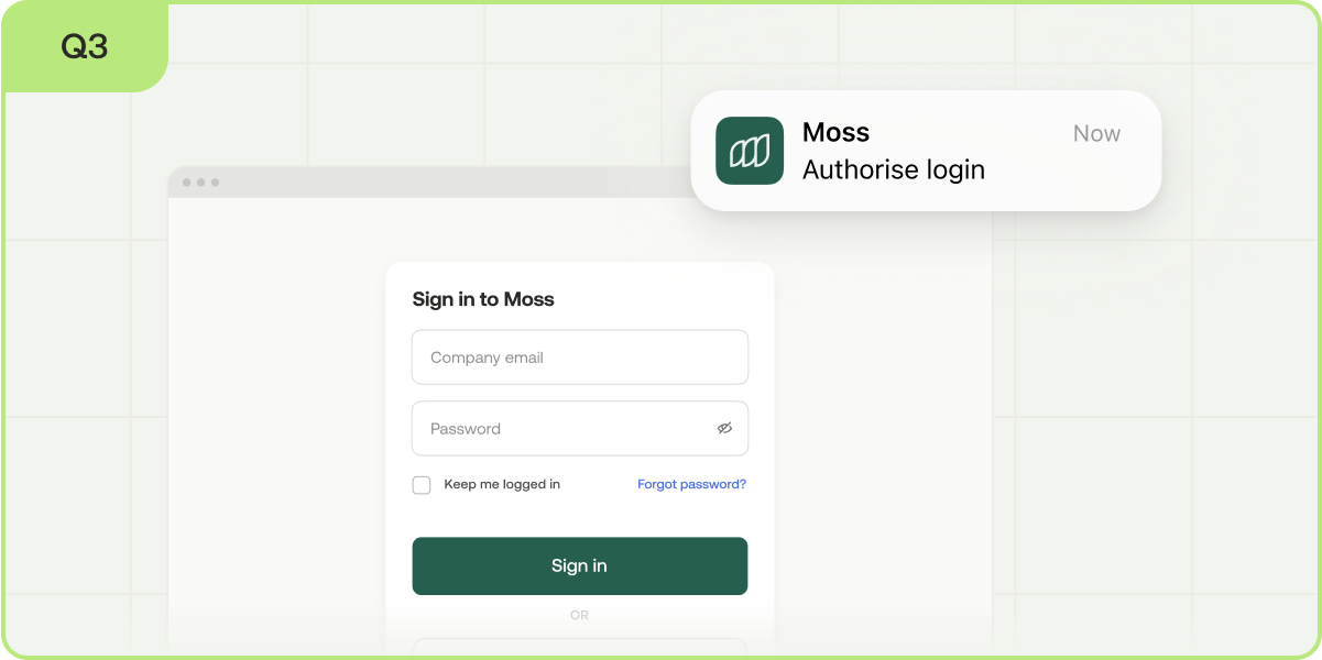 Moss product updates Q3 2024