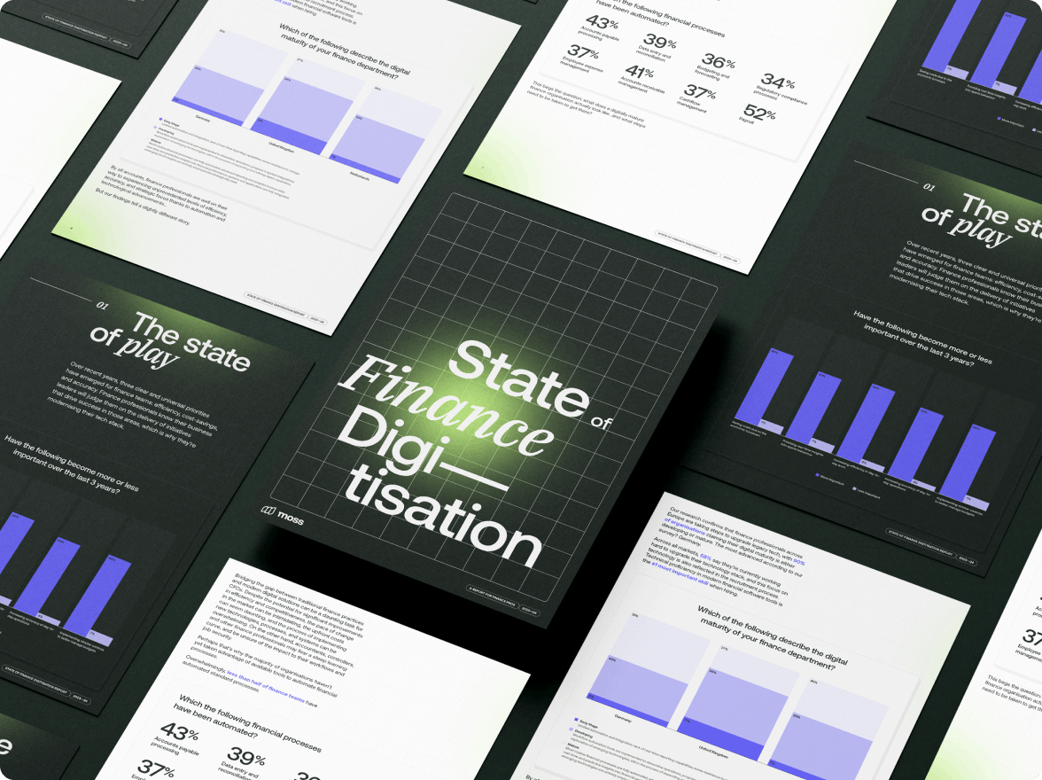 State of Finance Digitisation Report Mockup