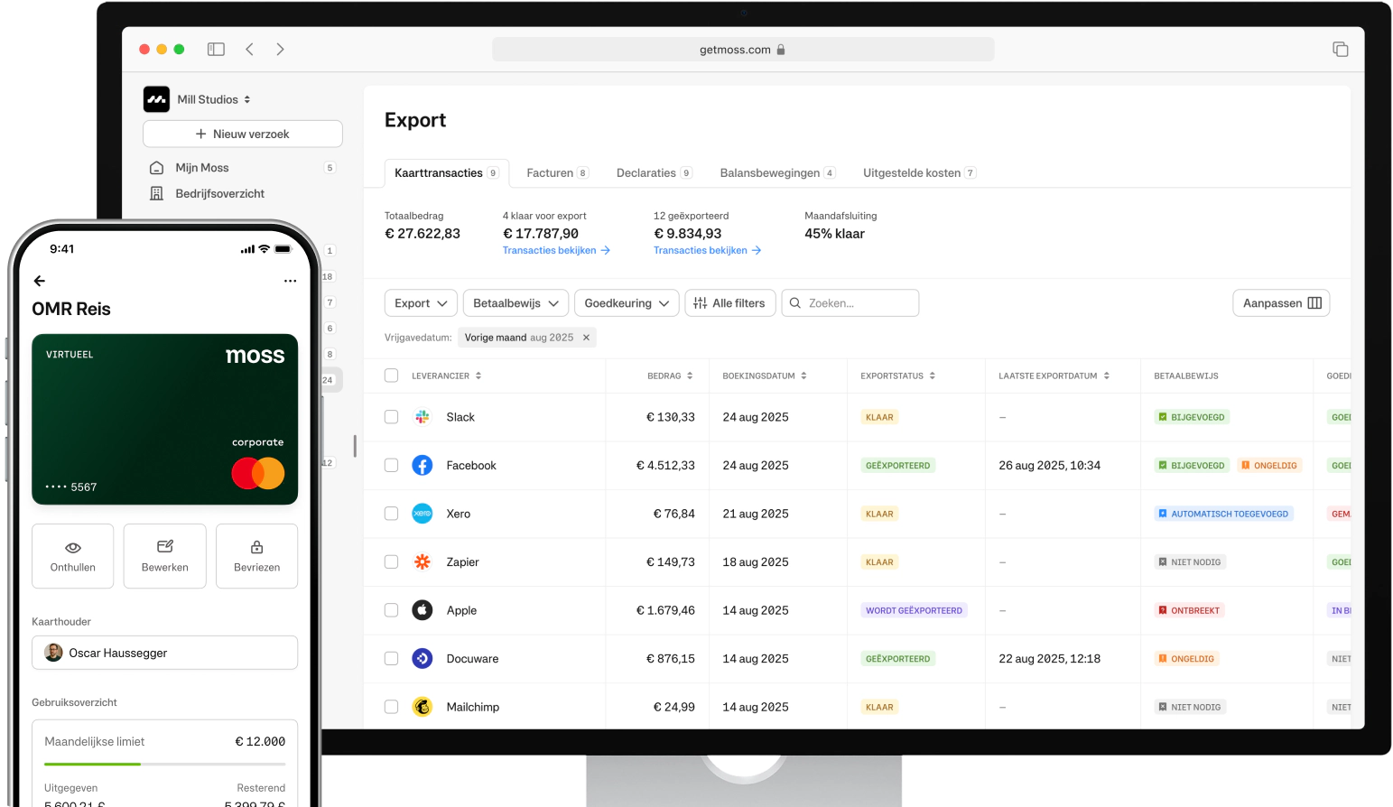 Pricing Page Moss Platform Overview NL
