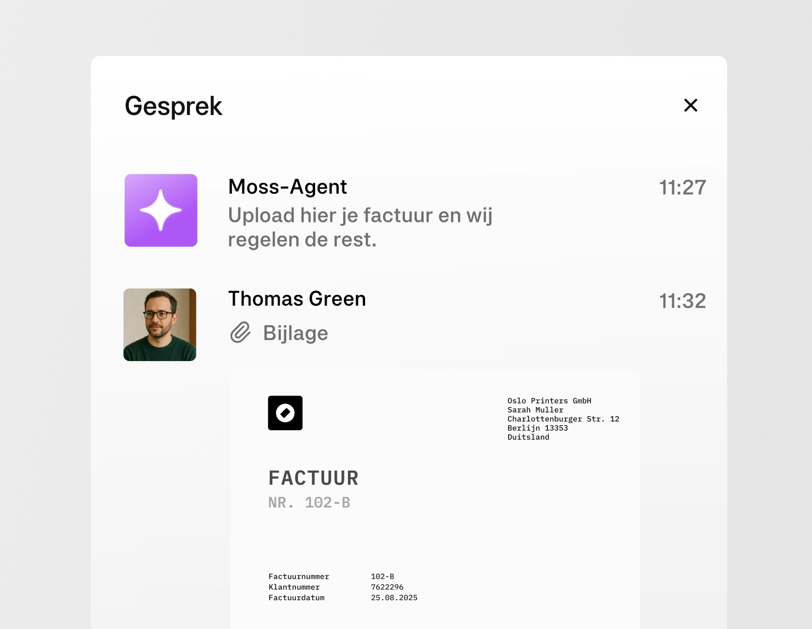 Moss Intelligence - Receipt Chasing - NL
