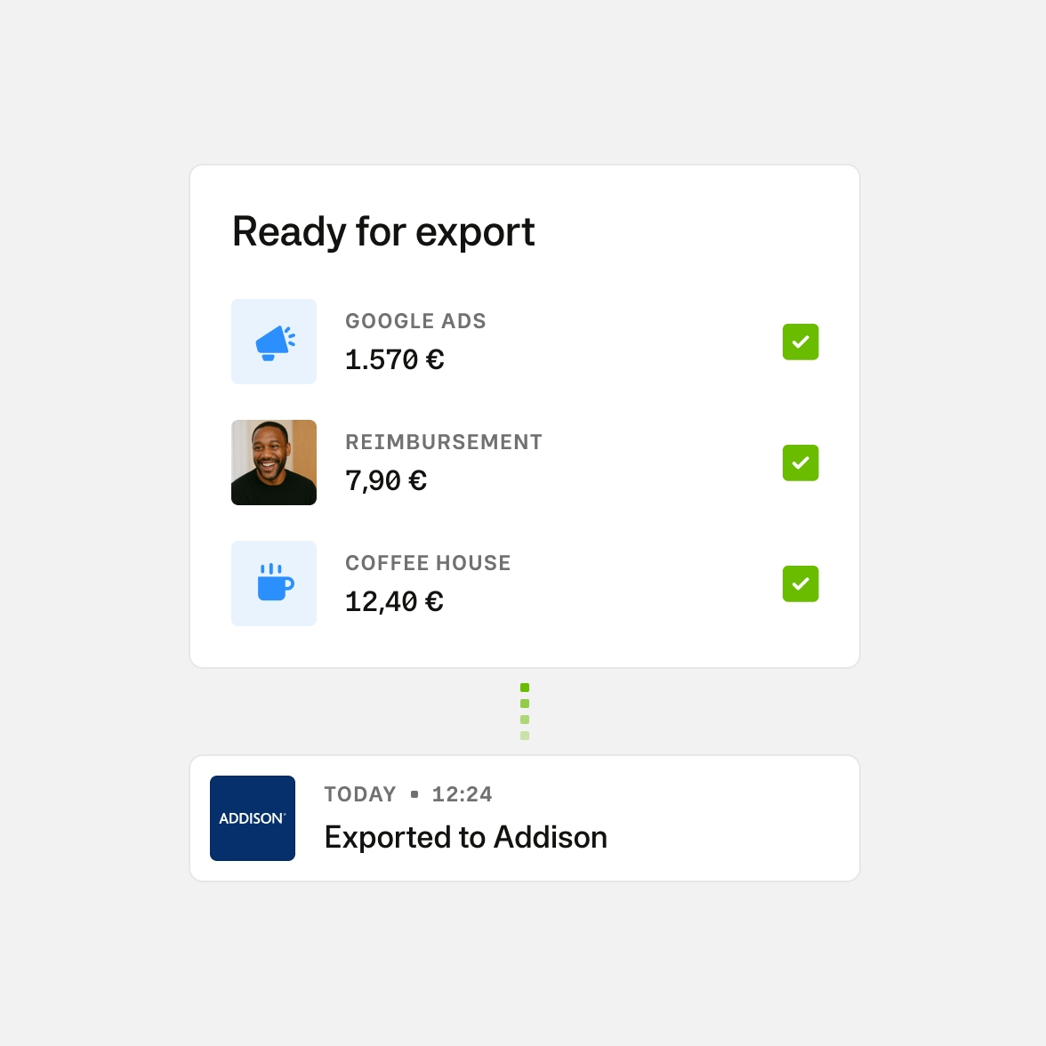Moss + Addison export