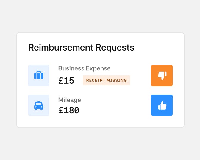 Reimbursement request