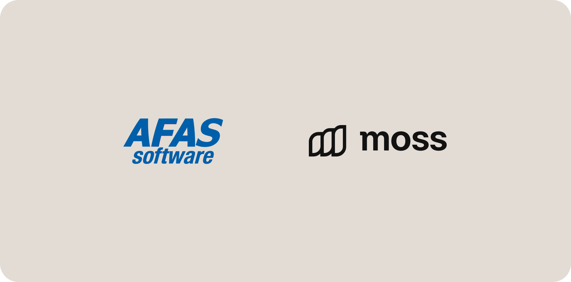Moss AFAS logos partnership