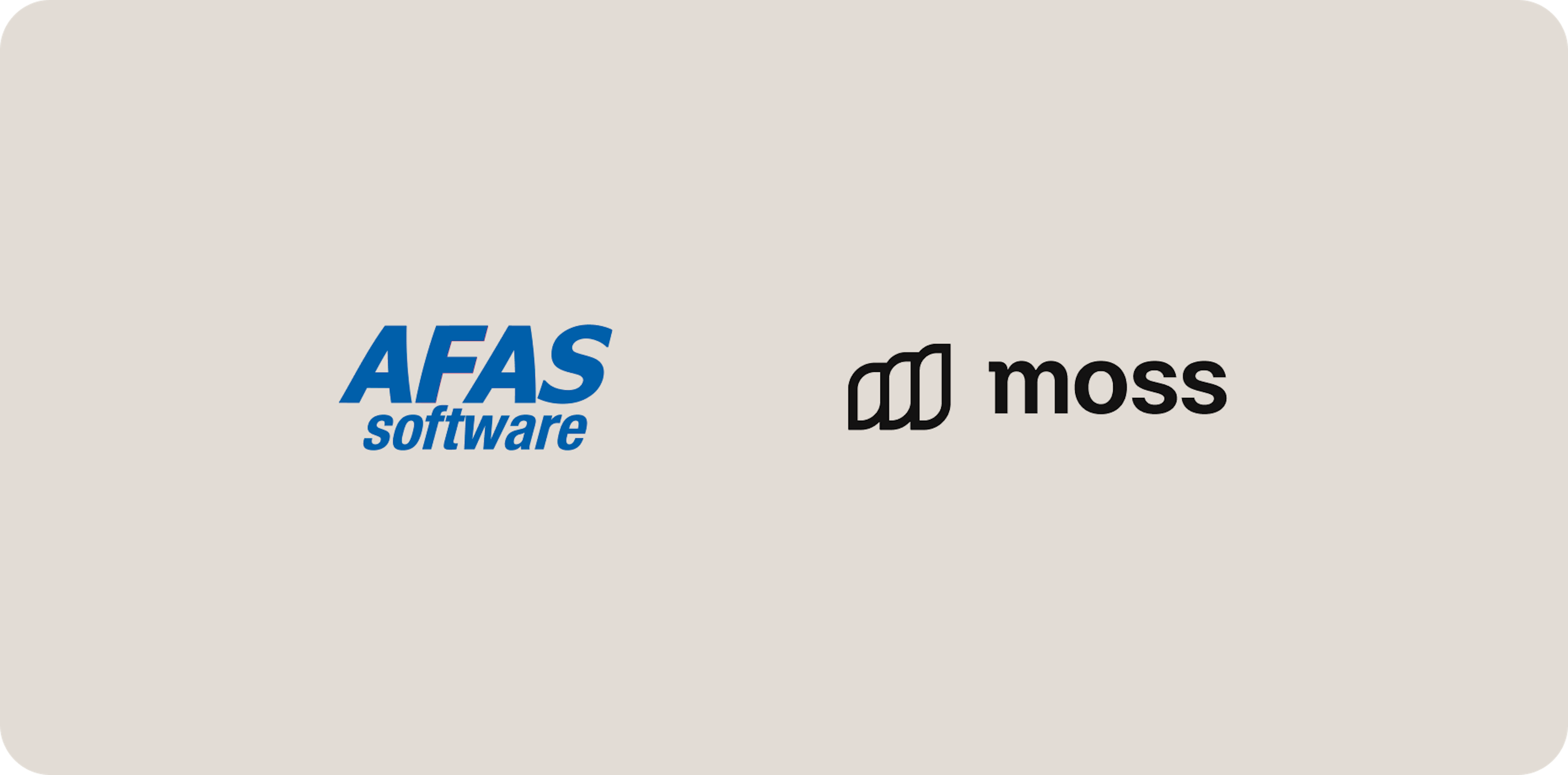 Moss AFAS logos partnership