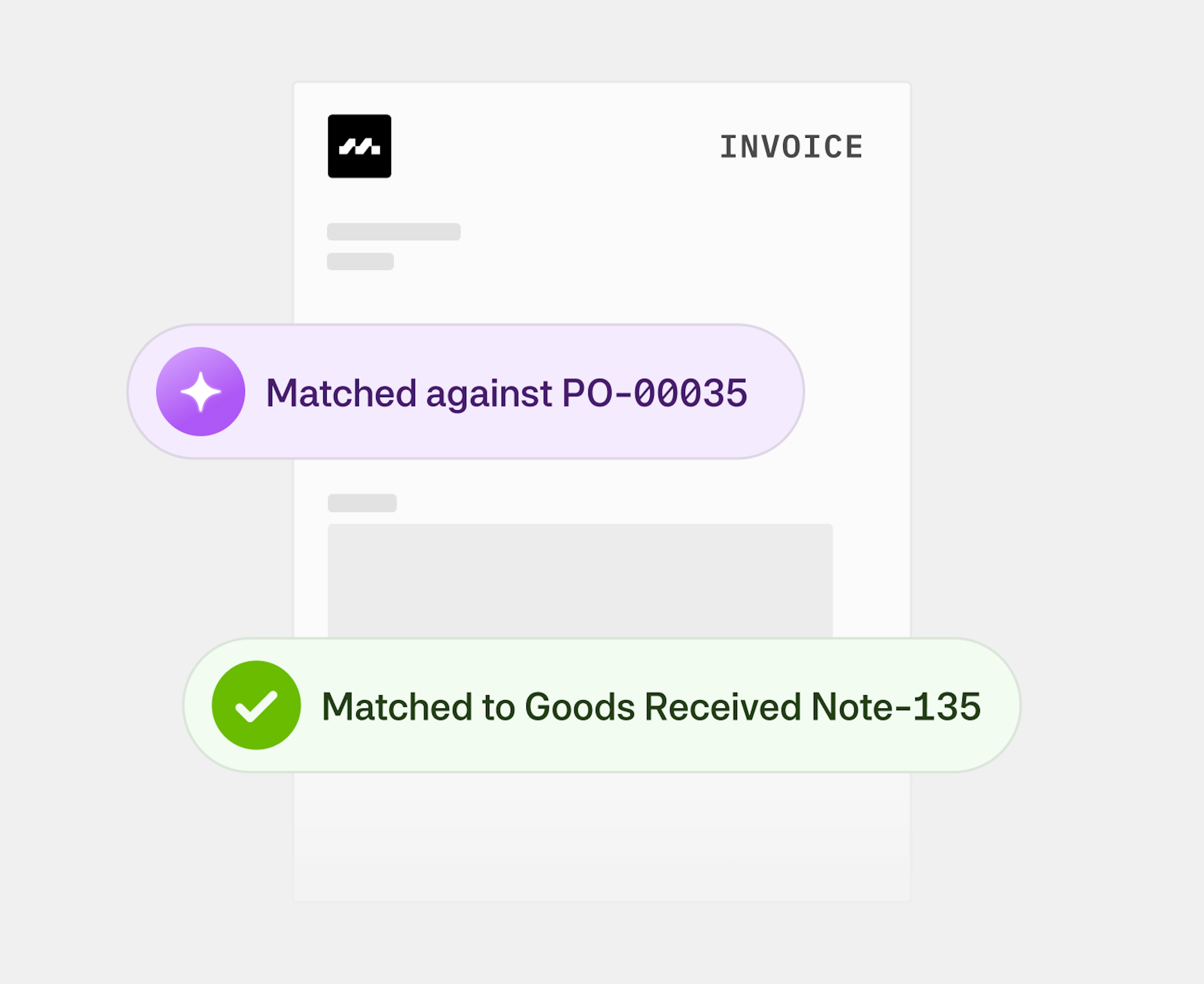 Moss matching a GRN to a PO 