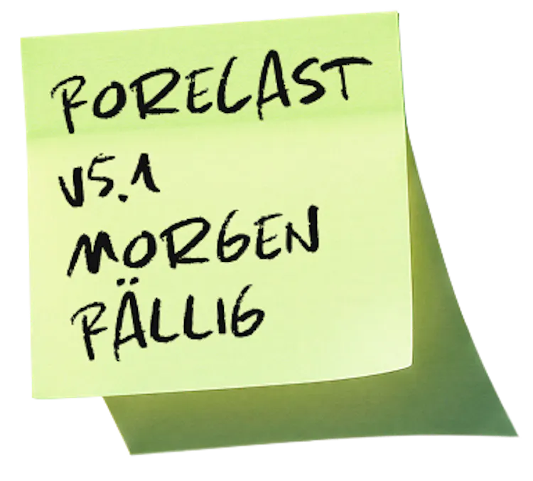 Forecast morgen fällig