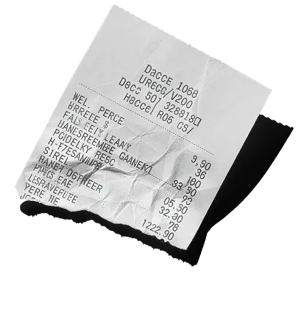 Left Receipt