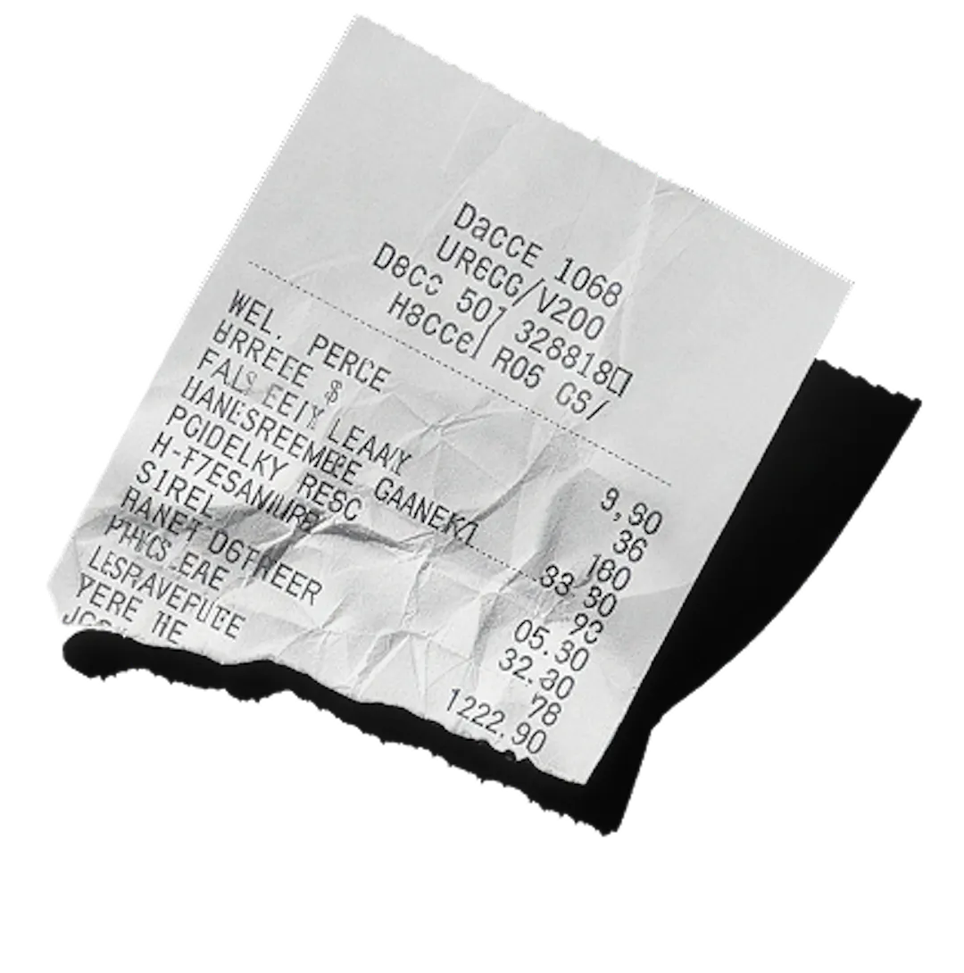 Left Receipt
