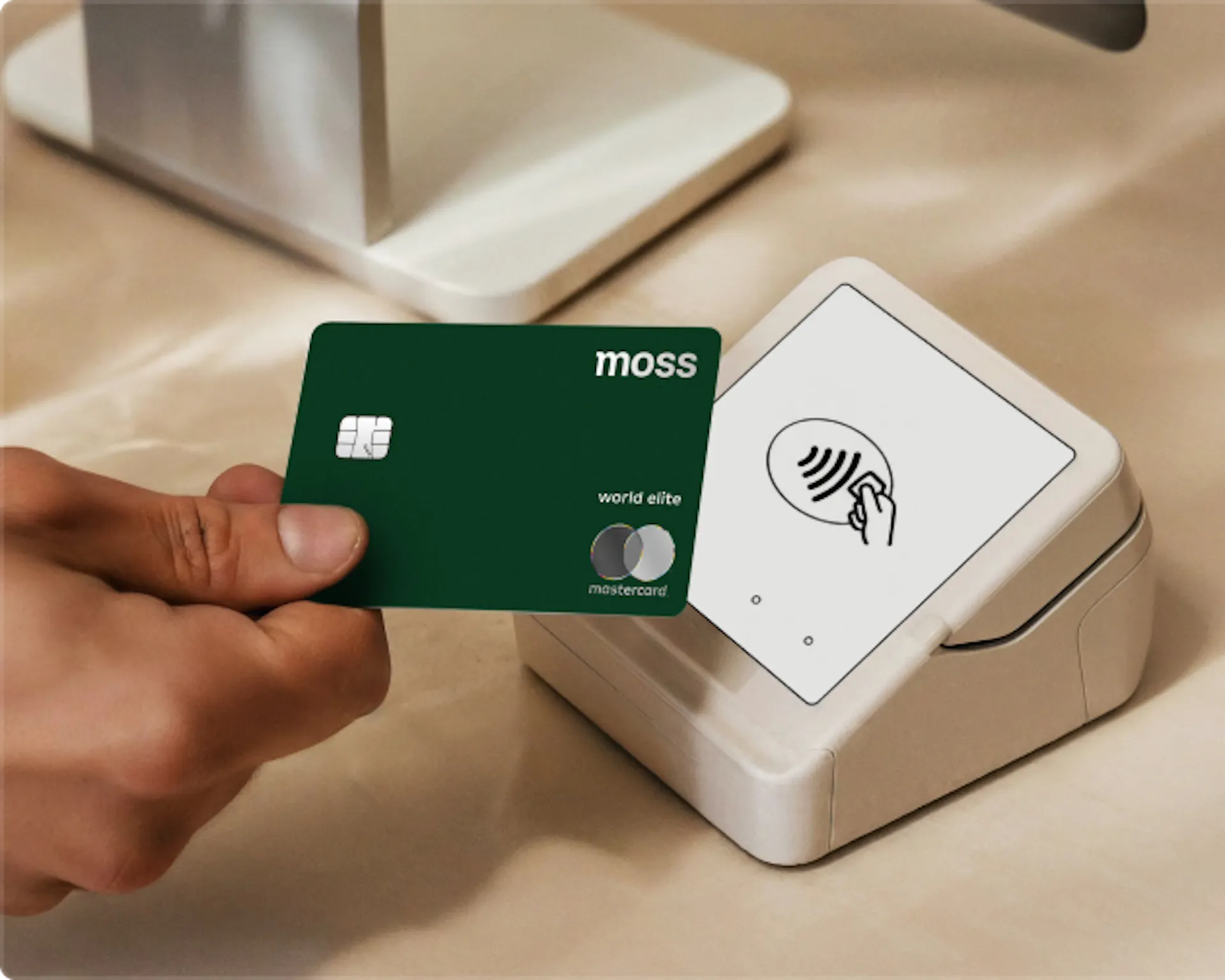 Spending teams card tap to pay